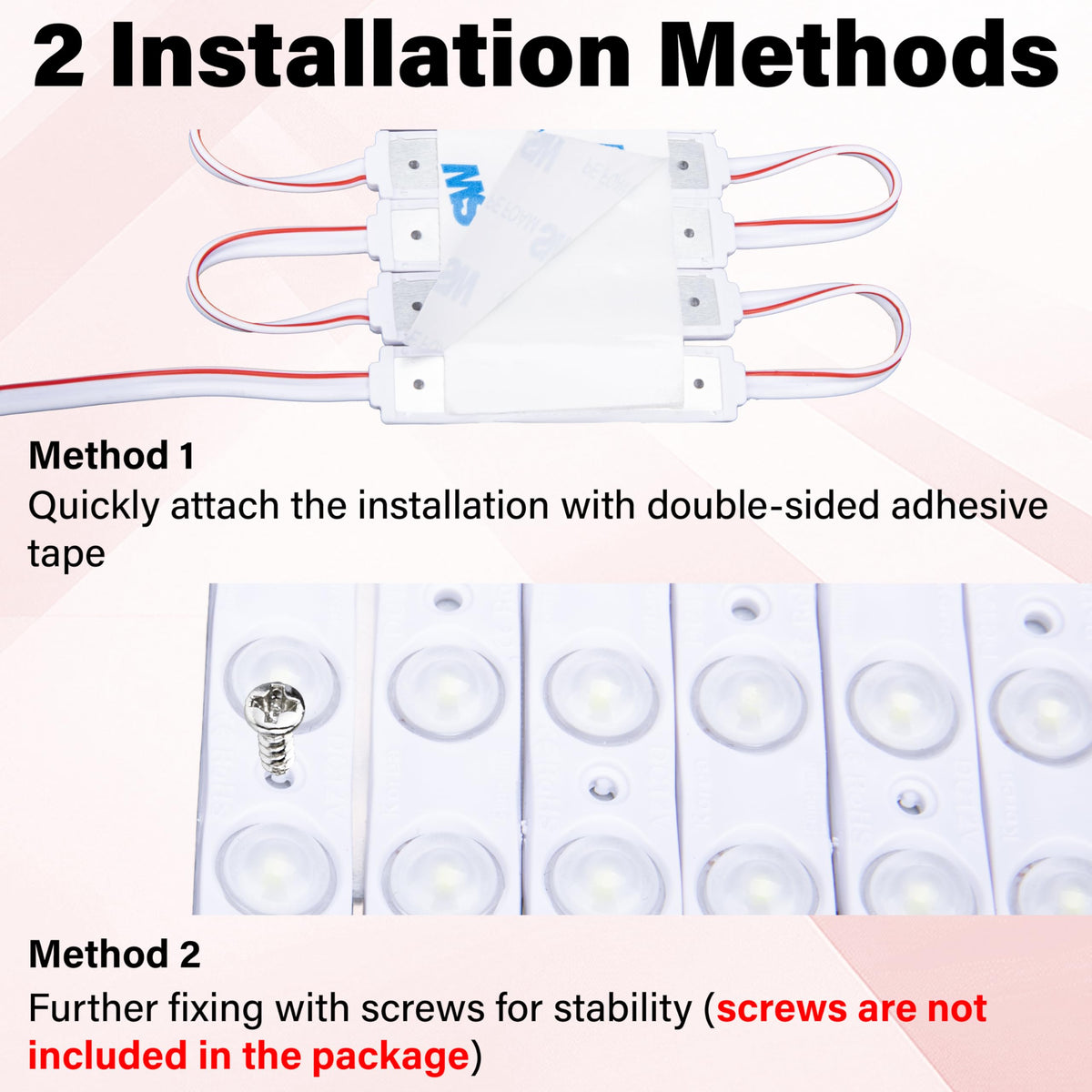 ecocstm side profile showing adhesive backing and easy mounting