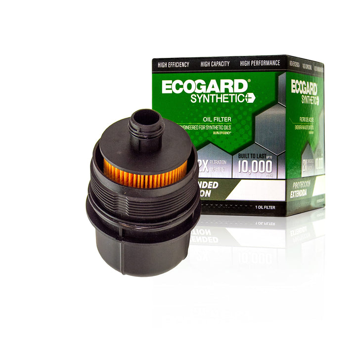 ECOGARD S11880 front profile showing cartridge ready-to-install, improves engine protection