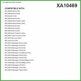 ECOGARD XA10469 filter top view demonstrating correct shape and sealing flange benefit