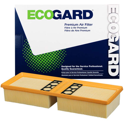ECOGARD XA10670 front packaging showing model and fitment, protecting engine intake