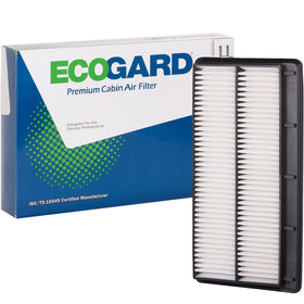 ECOGARD XA12027 front view showing shape and fit, for reliable intake protection