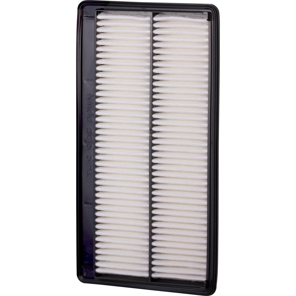ECOGARD XA12027 installed in engine airbox demonstrating direct-fit convenience