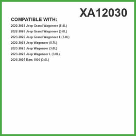 ECOGARD XA12030 top view highlighting filter shape for correct fit