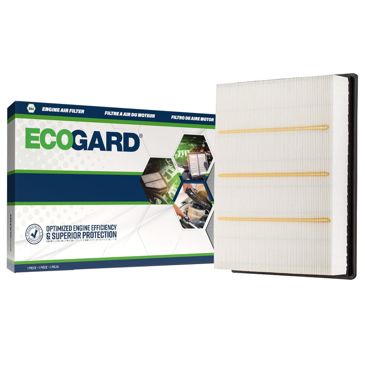 ECOGARD XA5314 front view showing filter shape and immediate fit benefit