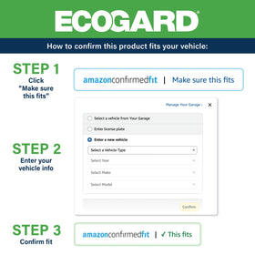 ECOGARD XA6131 side gasket detail showing secure seal benefit