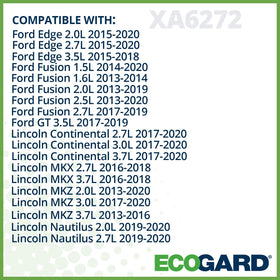 ECOGARD XA6272 installed in vehicle airbox demonstrating easy fit