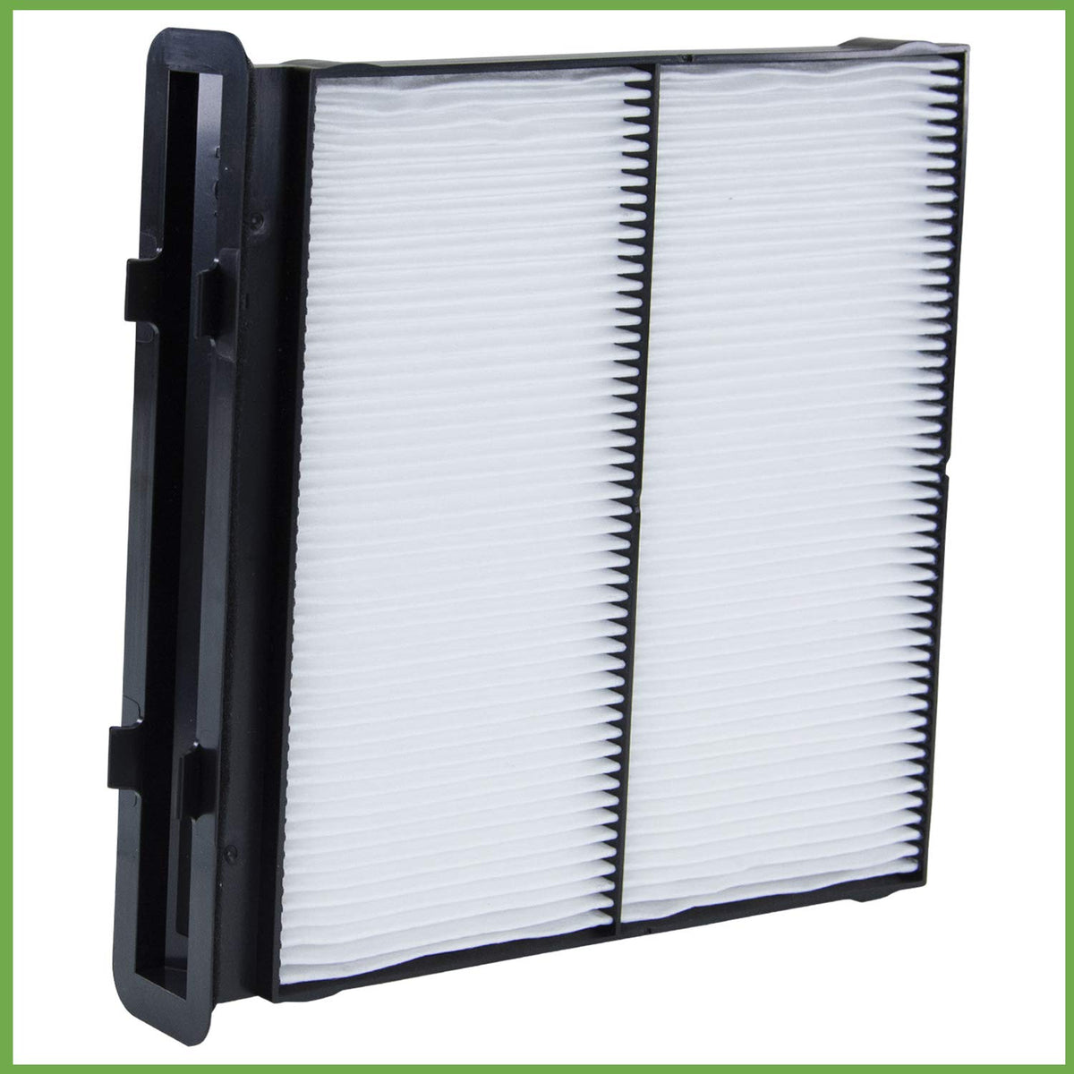 ECOGARD filter media close-up showing pleats for superior particle capture