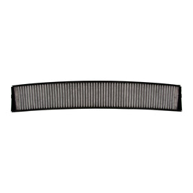 ECOGARD filter installed behind glovebox in BMW demonstrating easy five-minute replacement