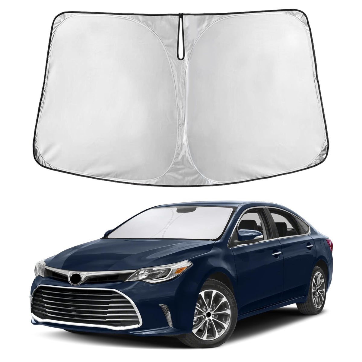 EcoNour front packaging showing full-fit Avalon sunshade and easy-install benefit