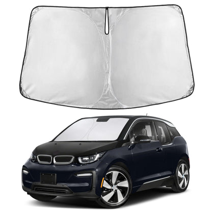 EcoNour sunshade front packaging showing model fit and benefits