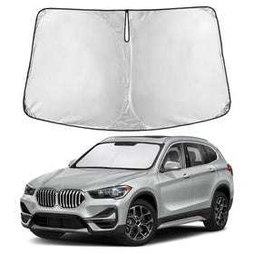 EcoNour front view showing full windshield fit and protection benefit