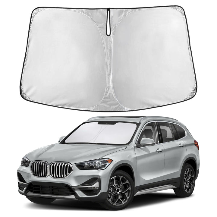 EcoNour front view showing full windshield fit and protection benefit