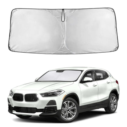 EcoNour front view packaging showing custom BMW X2 fit and easy identification