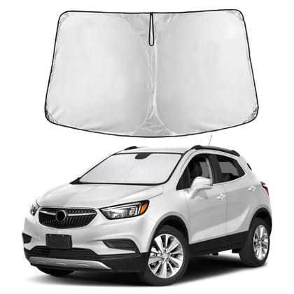 EcoNour front view on Buick Encore demonstrating full windshield coverage and cooling benefit