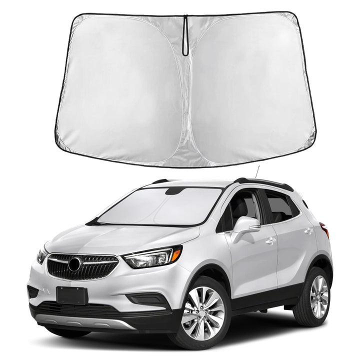 EcoNour front view on Buick Encore demonstrating full windshield coverage and cooling benefit