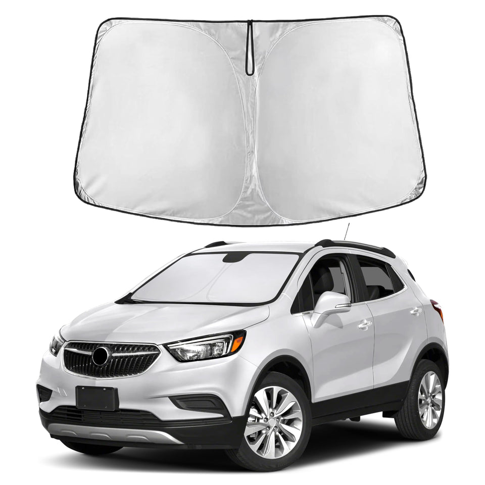 EcoNour front view on Buick Encore demonstrating full windshield coverage and cooling benefit