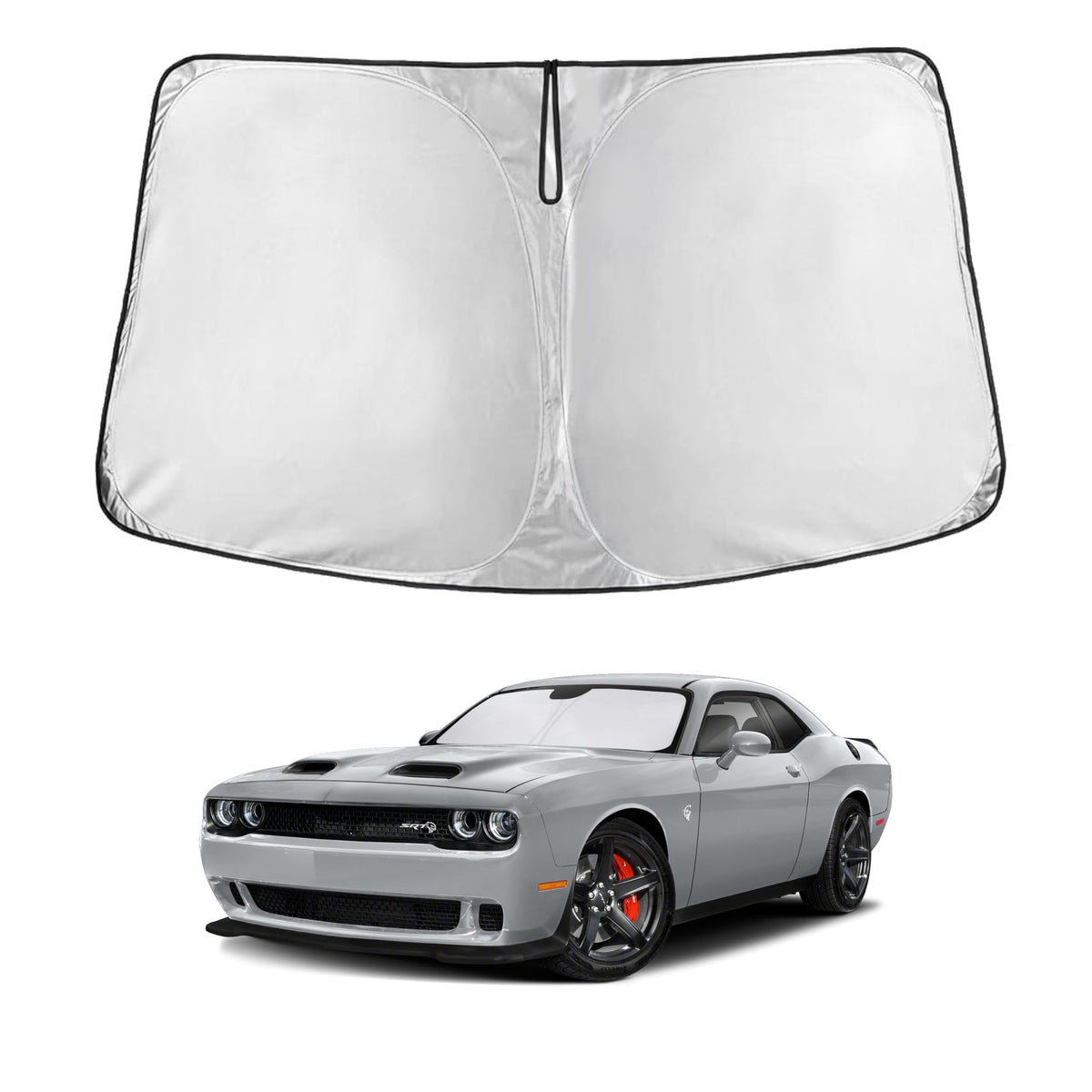 EcoNour front packaging showing custom-fit Challenger shade and quick-install benefit