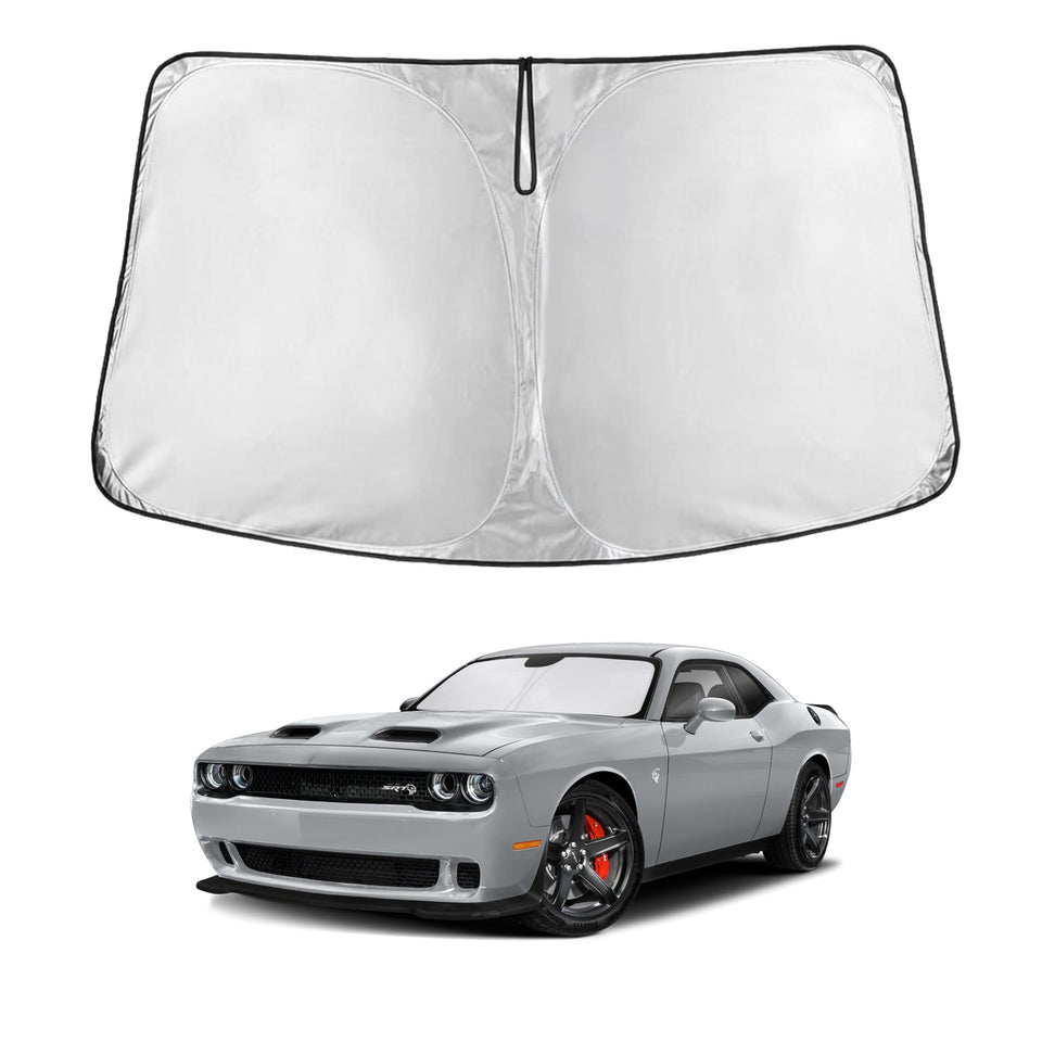 EcoNour front packaging showing custom-fit Challenger shade and quick-install benefit