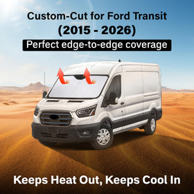 EcoNour close-up of four-layer reflective material blocking heat effectively