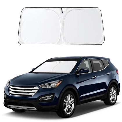EcoNour front-fit sunshade blocking glare for Hyundai Tucson benefit