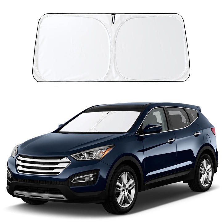 EcoNour front-fit sunshade blocking glare for Hyundai Tucson benefit