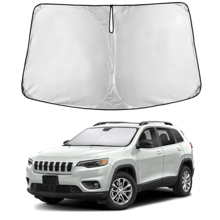 EcoNour front view showing tailored windshield fit and full coverage benefit