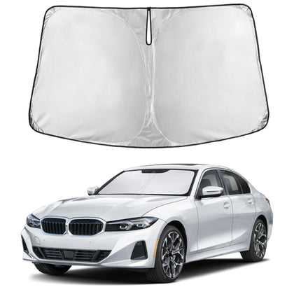 EcoNour front view showing exact-fit packaging for BMW 3 Series protecting interior