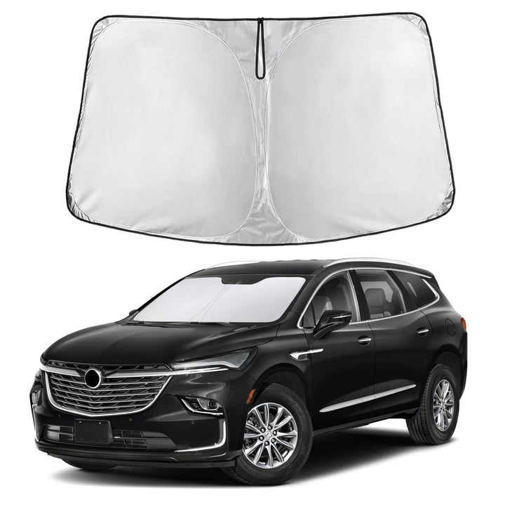EcoNour front view showing full windshield fit and complete coverage benefit