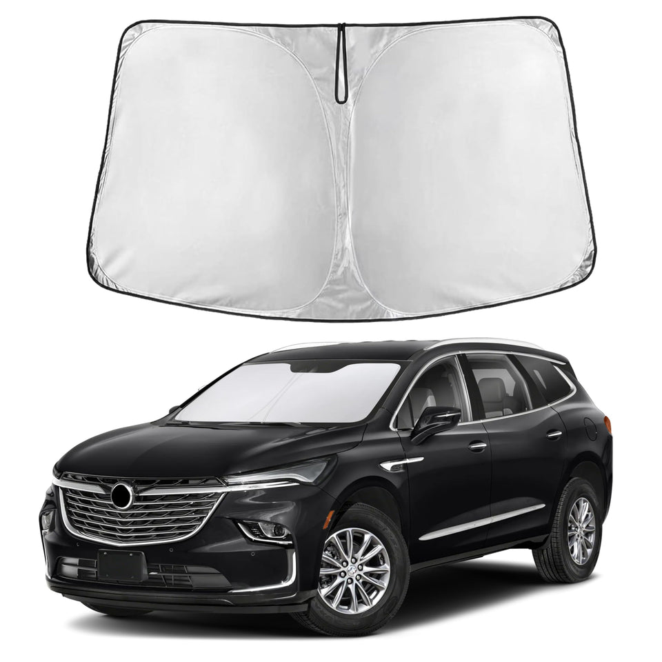 EcoNour front view showing full windshield fit and complete coverage benefit