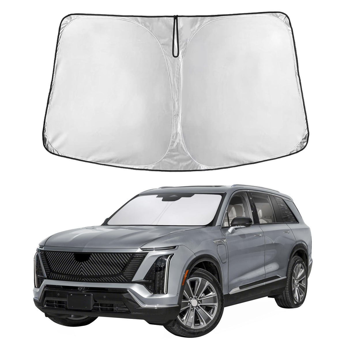 EcoNour front packaging showing exact-fit Cadillac protection