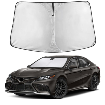 EcoNour front view showing full windshield coverage and quick protection