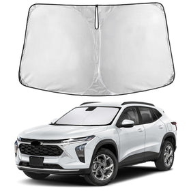 EcoNour front packaging showing full windshield coverage and vehicle-specific fit