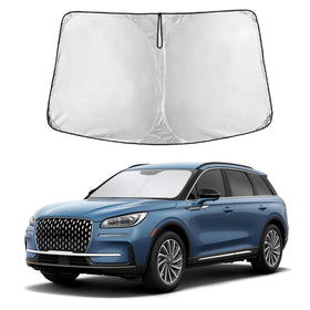 EcoNour front view of packaged Corsair sunshade showing full-coverage fit and protection