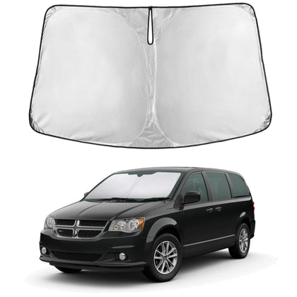 EcoNour front view showing full windshield coverage and protection