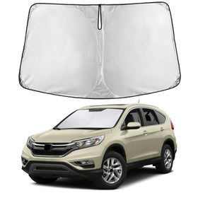 EcoNour front view showing full windshield fit and instant sun protection