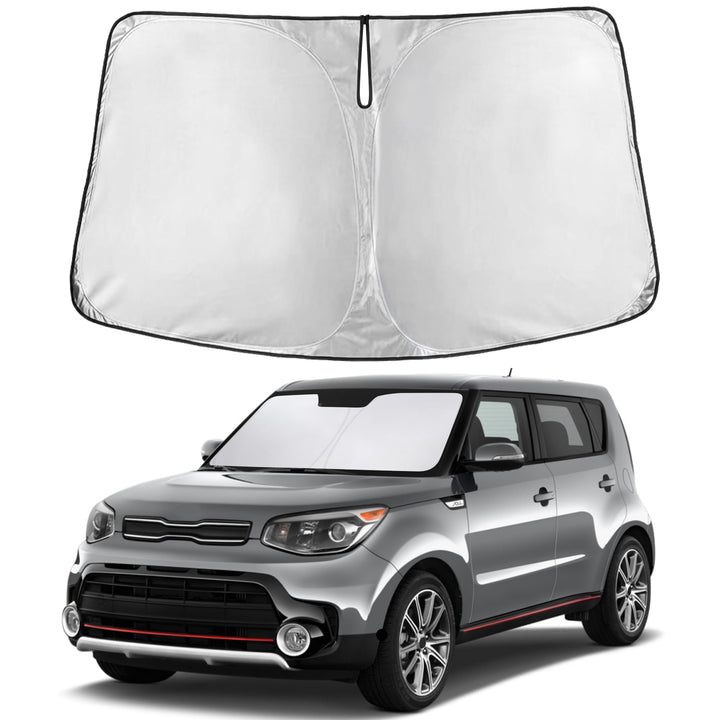EcoNour close-up of front packaging showing Kia Soul fit and clear fitment benefit