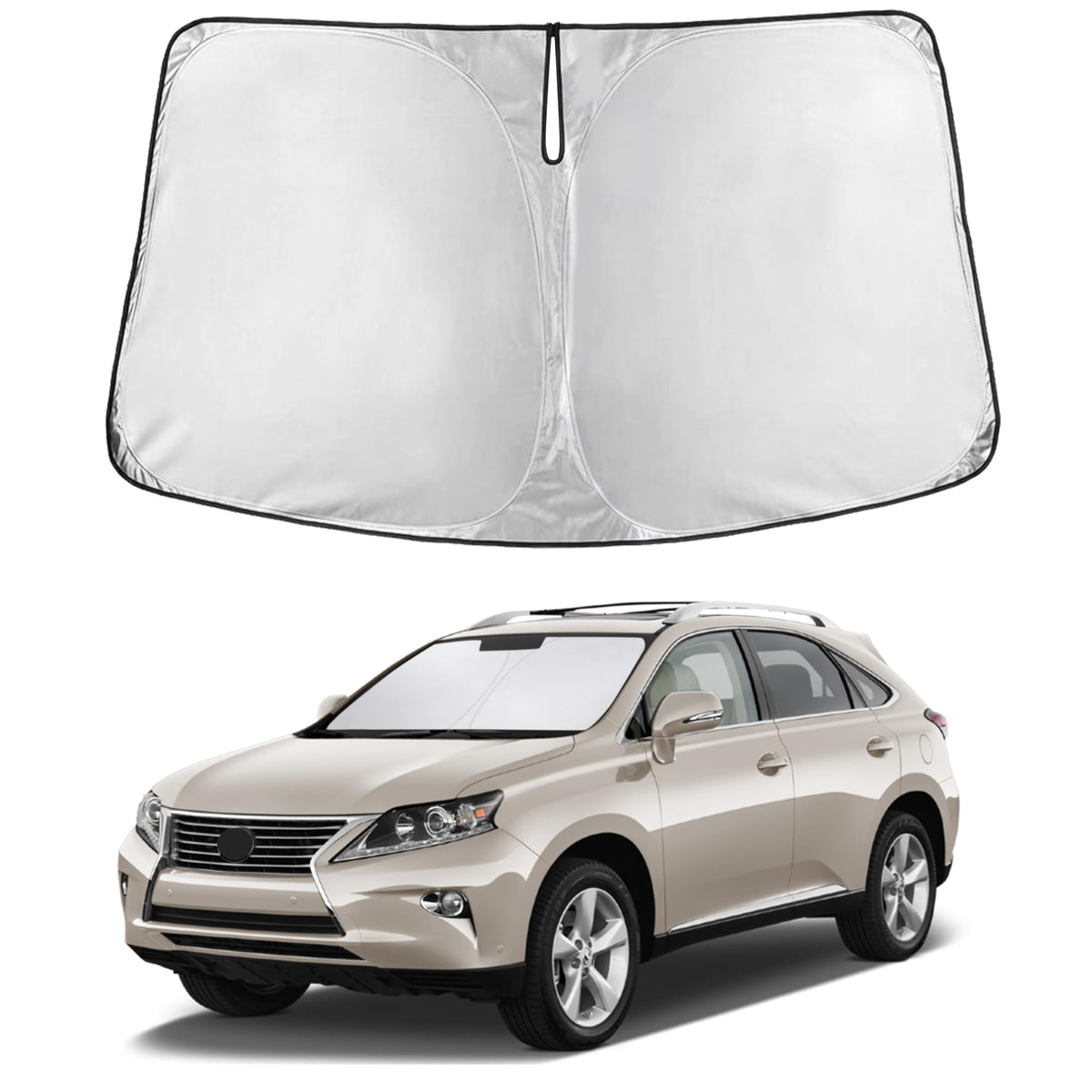 EcoNour front view showing tailored fit for Lexus RX and full coverage benefit