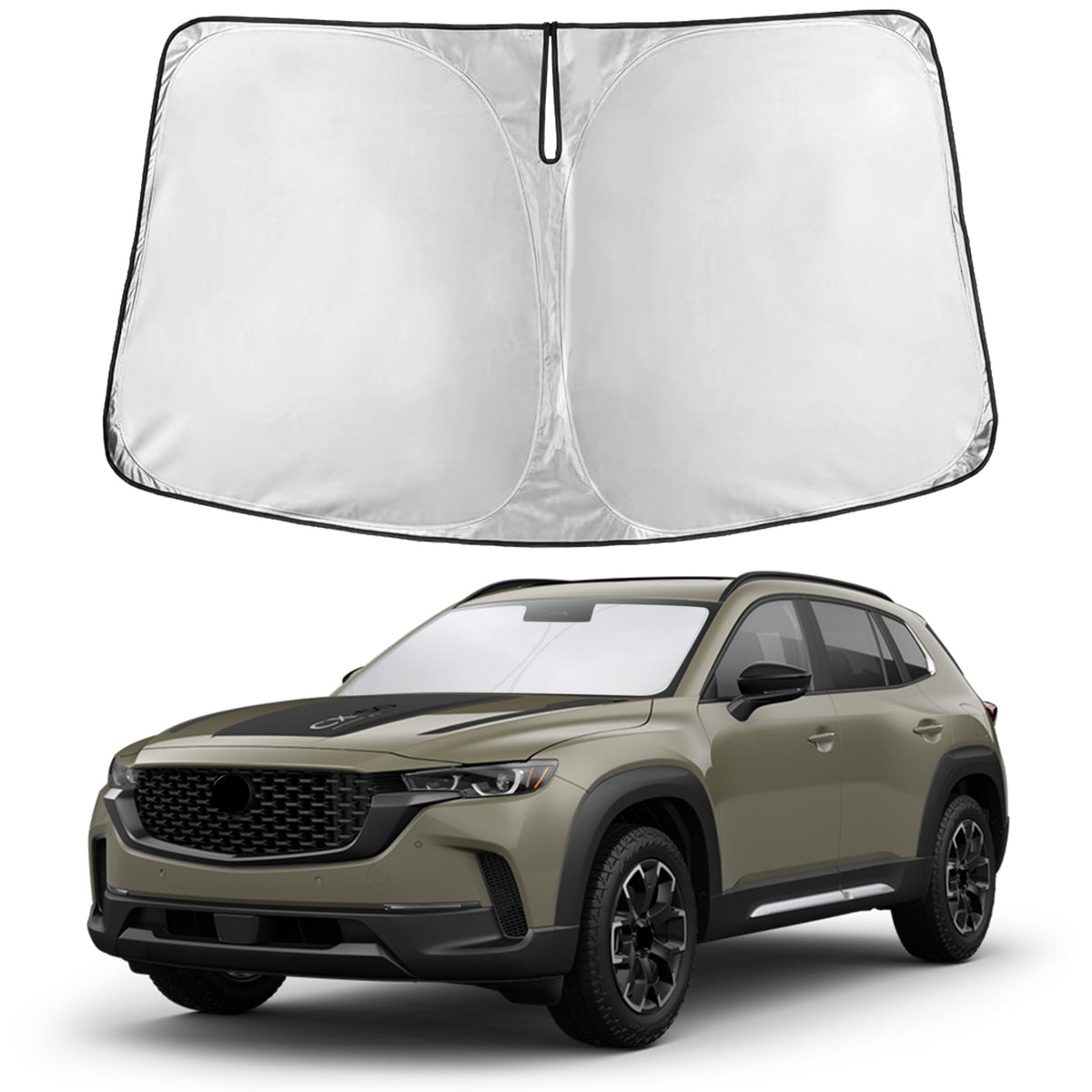 EcoNour front packaging showing Mazda CX-50 fit and full coverage benefit
