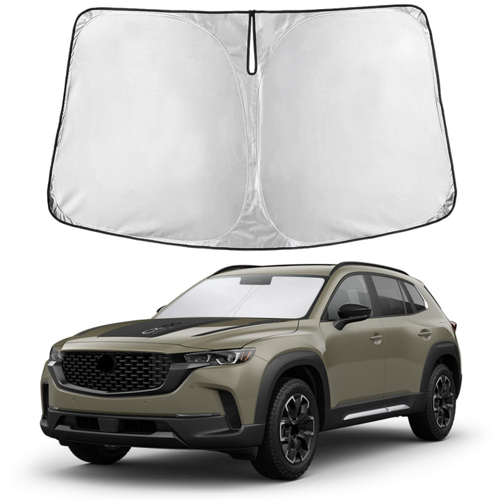 EcoNour front packaging showing Mazda CX-50 fit and full coverage benefit