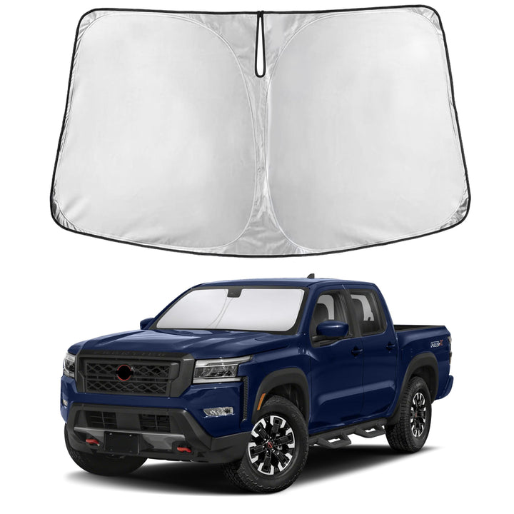 EcoNour front packaging showing compatible Nissan Frontier fit and quick install benefit
