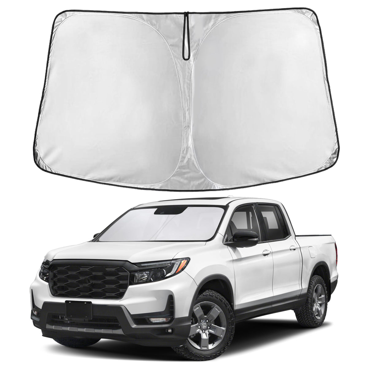 EcoNour front packaging showing custom Ridgeline fit and quick install benefit