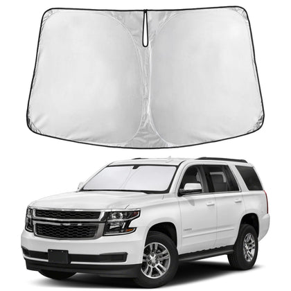 EcoNour front view showing full windshield coverage and cooling benefit