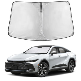 EcoNour front packaging displayed, showing model fit and benefit of full windshield coverage