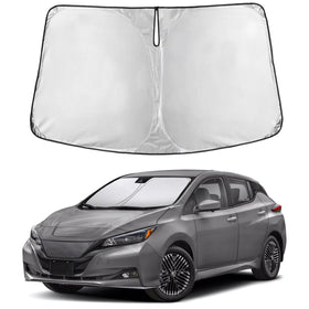 EcoNour front packaging showing custom-fit shade protecting windshield