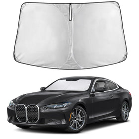 EcoNour front view on BMW 4 Series windshield showing full coverage and cooling