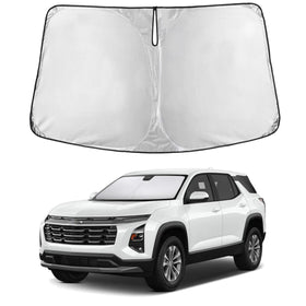 EcoNour front view on Equinox demonstrating full windshield coverage and cooling benefit