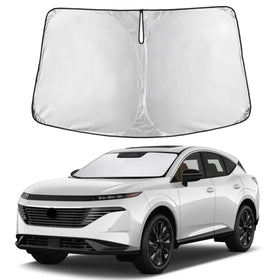 EcoNour front view on Murano windshield protecting interior