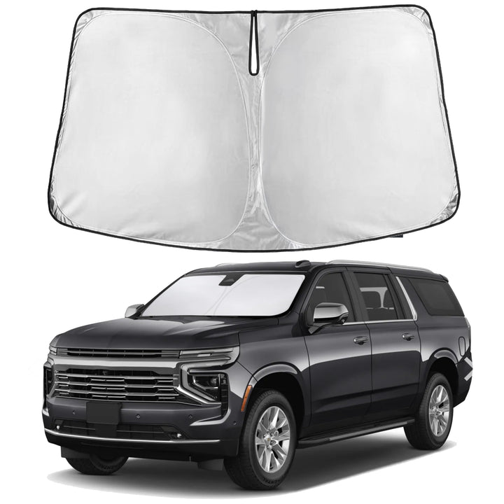 EcoNour front view of packaged sunshade showing full-coverage protection