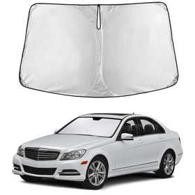 EcoNour front view showing full windshield coverage and brand protection benefit