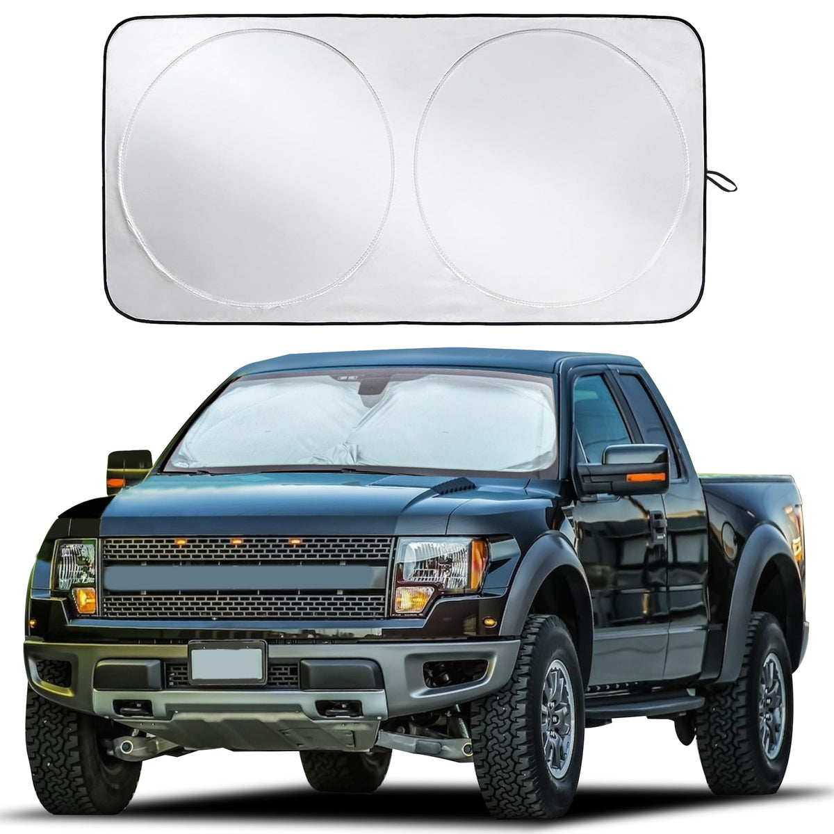 EcoNour front view showing sun shade packaging and quick benefits